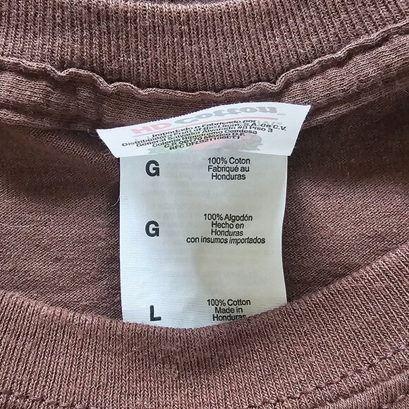 Scarecrow Skull Evil Graphic T-Shirt Halloween Design Brown HD Cotton L - Picture 5 of 8